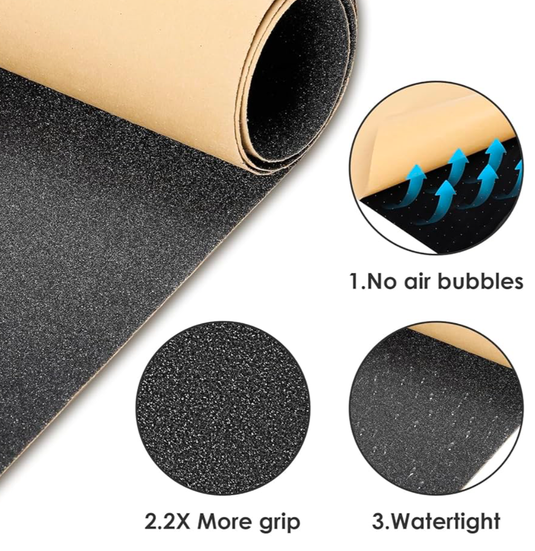 skateboard grip tape (plain black)