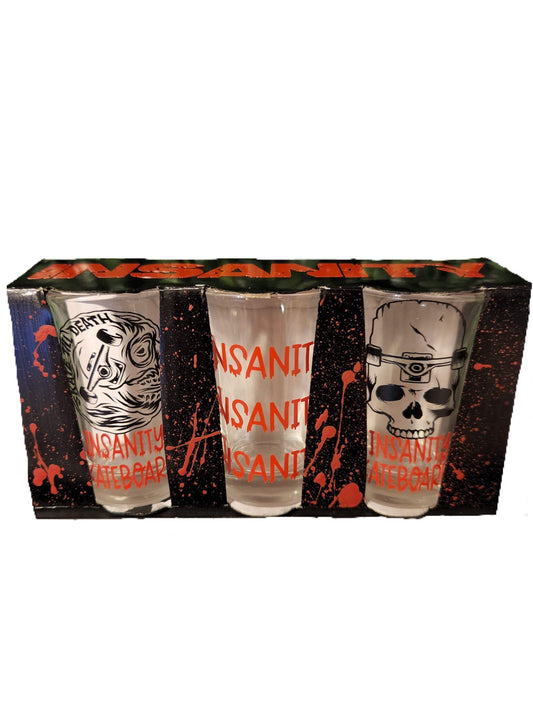 Insanity shot glasses